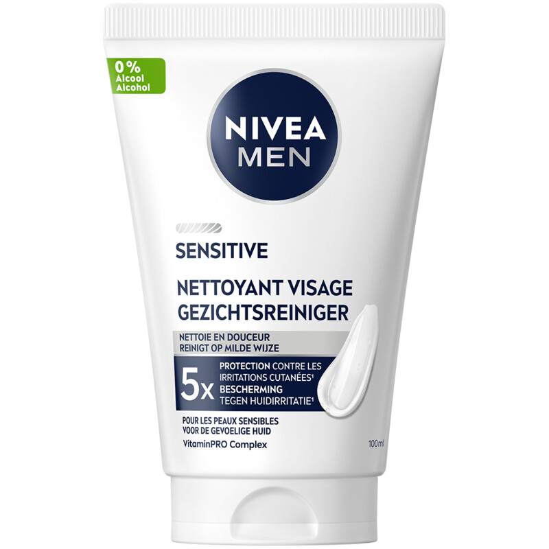 NIVEA Men sensitive gezichtsreiniger gel