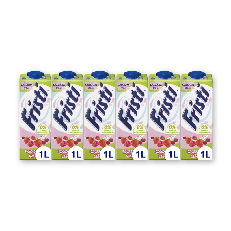 Rood fruitsmaak 0% suiker 6-pack