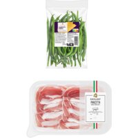 Een afbeelding van AH Excellent Haricot verts krans met spekjes