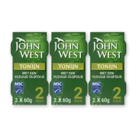John West Tonijn vleugje olijfolie 2-pack 3-pack