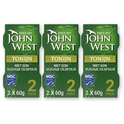 pdp-image-John West Tonijn vleugje olijfolie 2-pack 3-pack