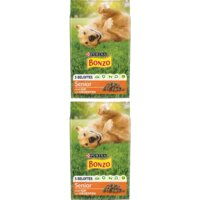 Een afbeelding van Bonzo Senior met kip en groenten 2-pack