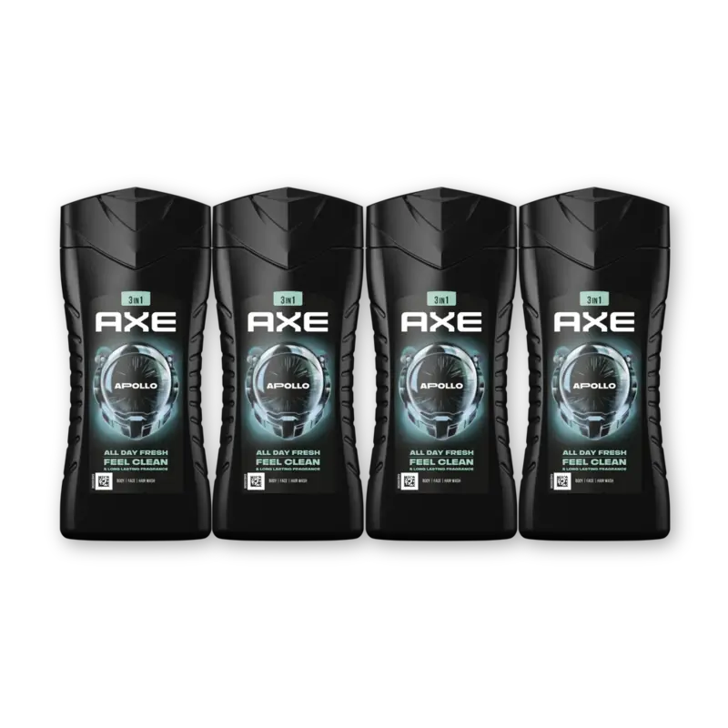 Axe Apollo showergel 4-pack