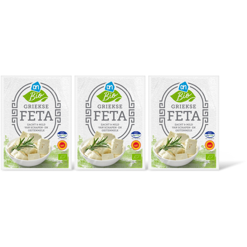 AH Biologisch Griekse feta 3-pack