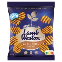 LambWeston Waffle fries seasoned