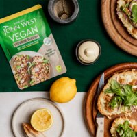 Een afbeelding van John West Vegan visvrije tonijn met olie