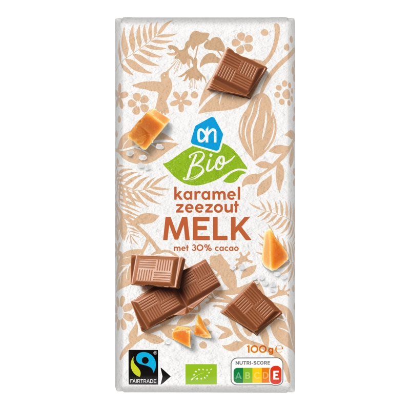 Reep melk karamel zeezout