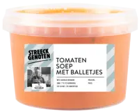 Streeckgenoten Tomatensoep met balletjes