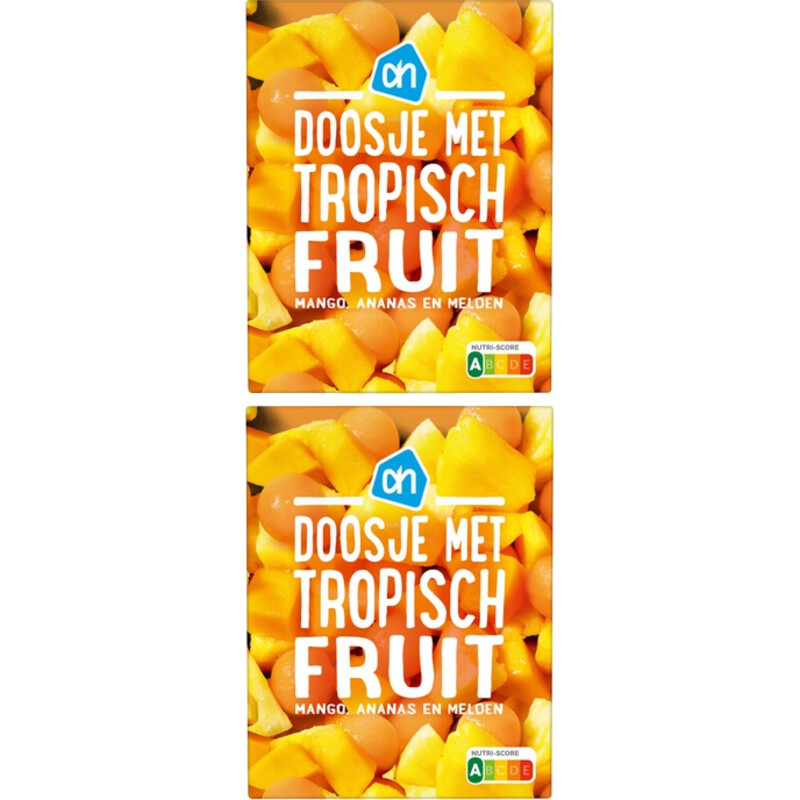 Een afbeelding van AH Doosje met tropisch fruit 2-pack