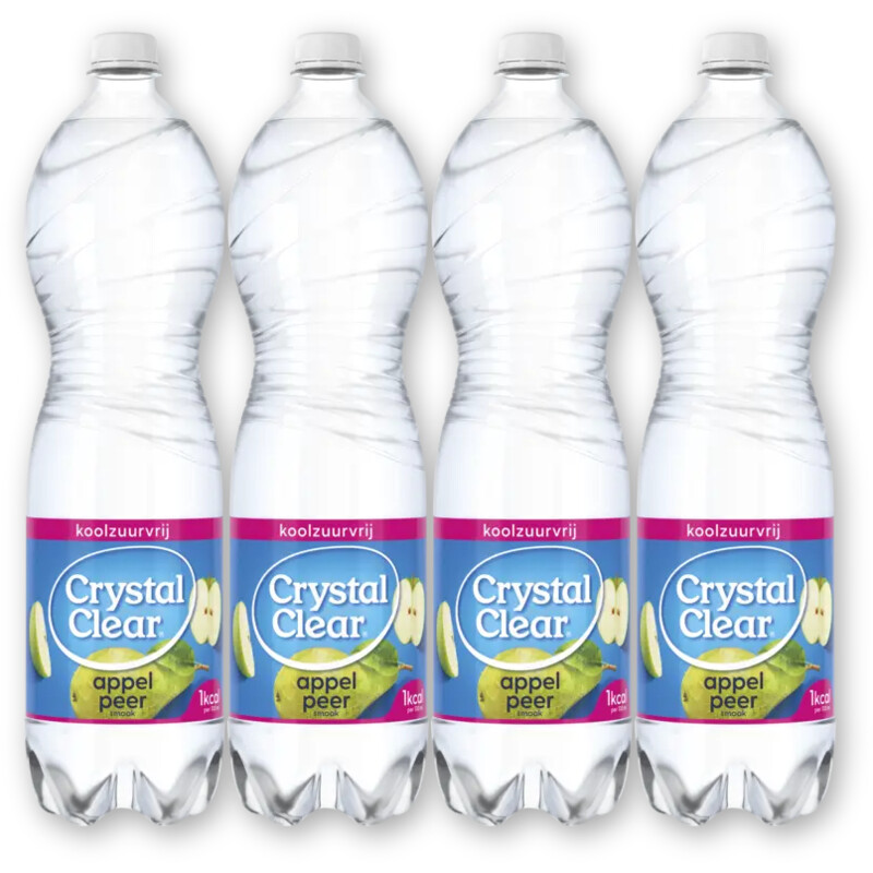 Crystal Clear Appel peer 4-pack
