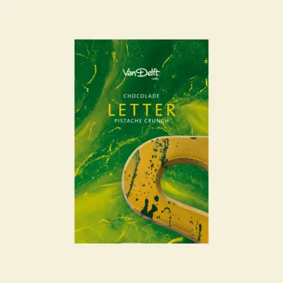 pdp-image-Van Delft Chocolade letter pistache crunch