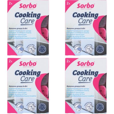 pdp-image-Sorbo Cooking kookplaat- & ovenspons 4-pack