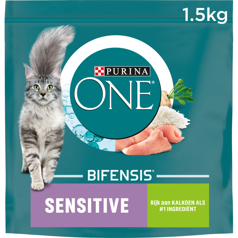 Een afbeelding van Purina ONE Sensitive kalkoen rijst