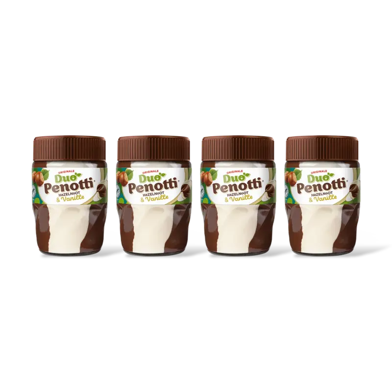 Duo Penotti Hazelnoot & Vanille 4-pack