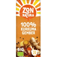 Een afbeelding van Zonnatura 100% kurkuma gember kruideninfusie