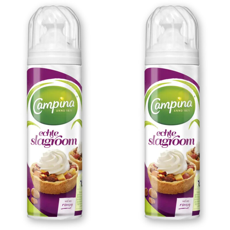 Campina Slagroom royaal 2-pack