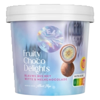 Delicata Fruitbite choco blauw bes