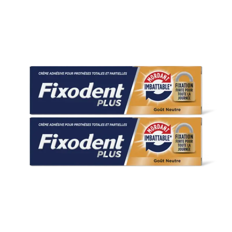 Fixodent Plus kleefpasta dual power 2-pack