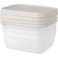 Een afbeelding van Amuse Optifridge bewaardozen beige 600ml