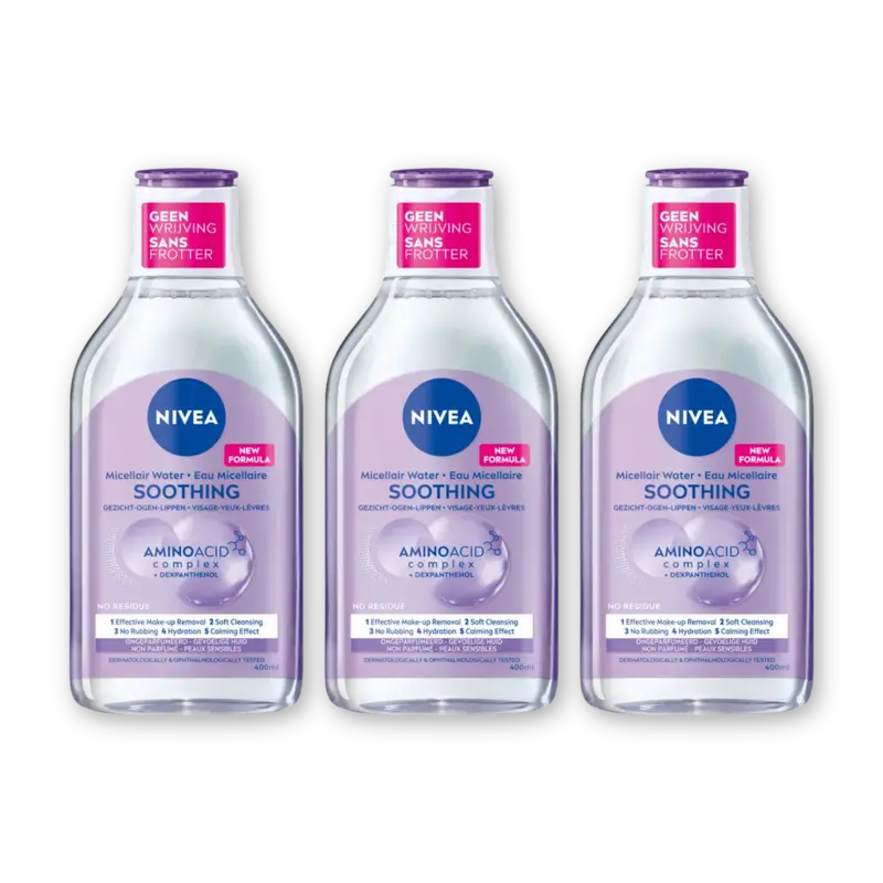 NIVEA Gevoelige huid micellair water 3-pack