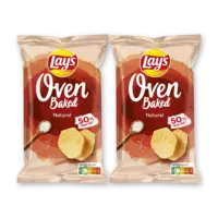 Lay's Oven baked naturel 2-pack