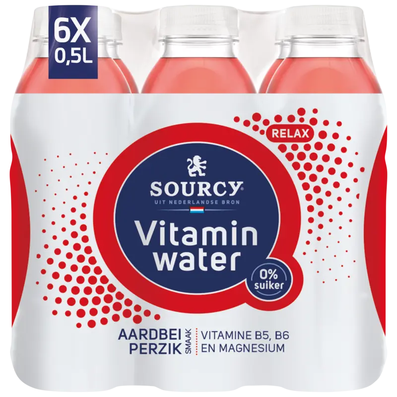 Aardbei perzik 6-pack