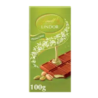 Lindt Lindor reep melkchocolade pistache