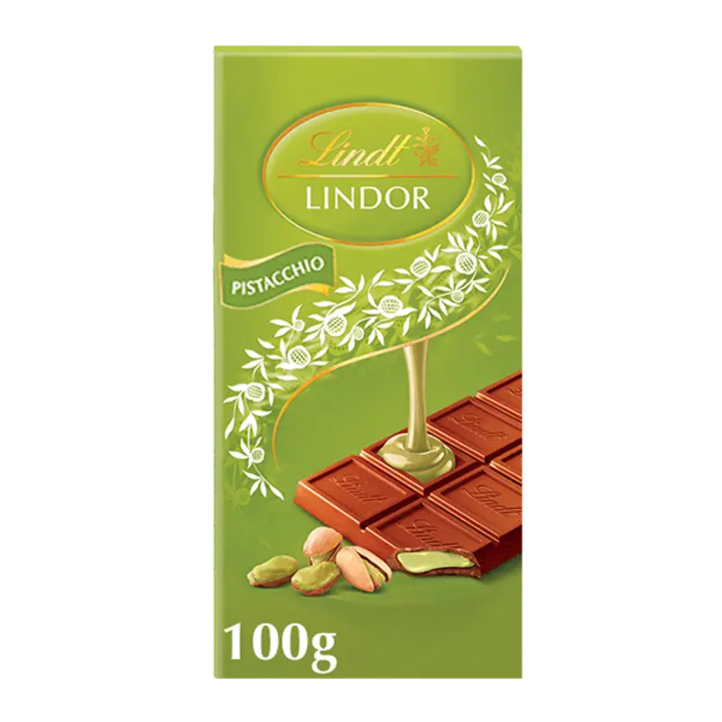 Lindor reep melkchocolade pistache