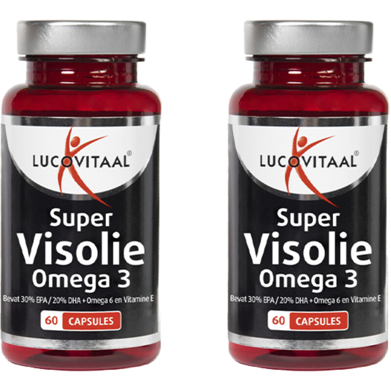 Een afbeelding van Lucovitaal Visolie omega 3 capsules 2-pack