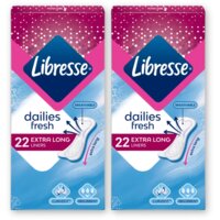 Libresse Dailies fresh extra lng inlegkruisje 2pk