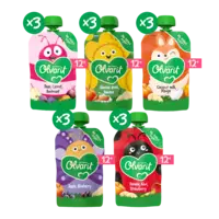 Olvarit Knijpfruit 12+ mnd variatiemenu 15-pack