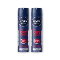 NIVEA Men dry impact deodorant spray 2-pack