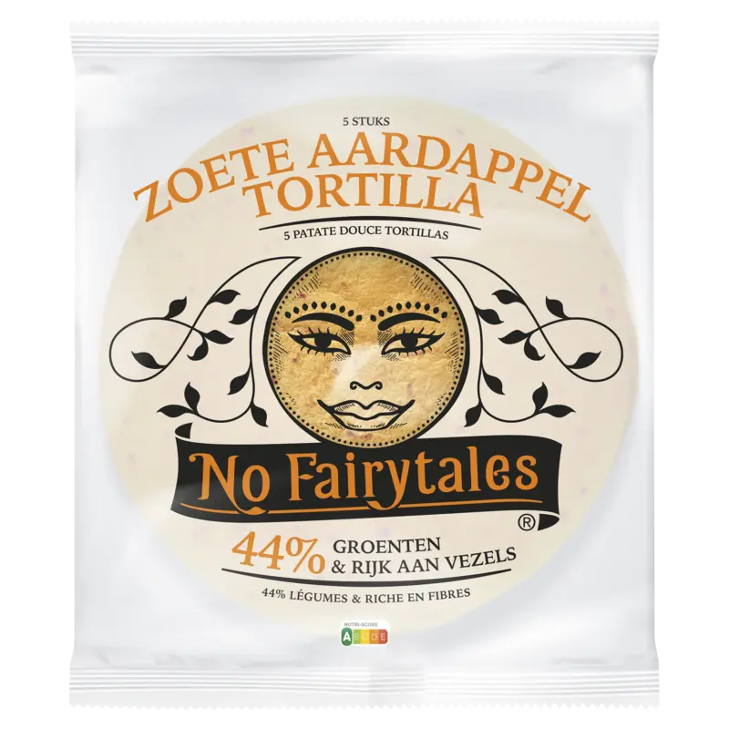 No Fairytales Zoete aardappel tortilla wraps