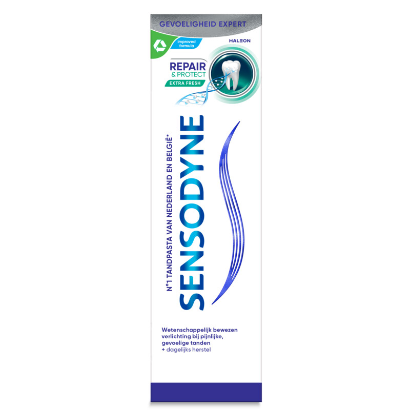 Een afbeelding van Sensodyne Repair & protect extra fresh tandpasta