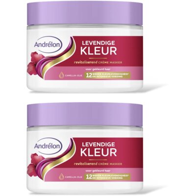 pdp-image-Andrélon Levendige kleur crème masker 2-pack