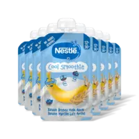 Nestlé Baby cool smoothie banan bosbes 12m+ 8pk
