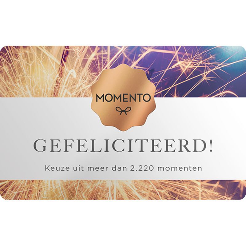 Een afbeelding van Blackhawk Momento gefeliciteerd 15 euro