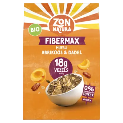 pdp-image-Zonnatura Fibermax muesli abrikoos & dadel