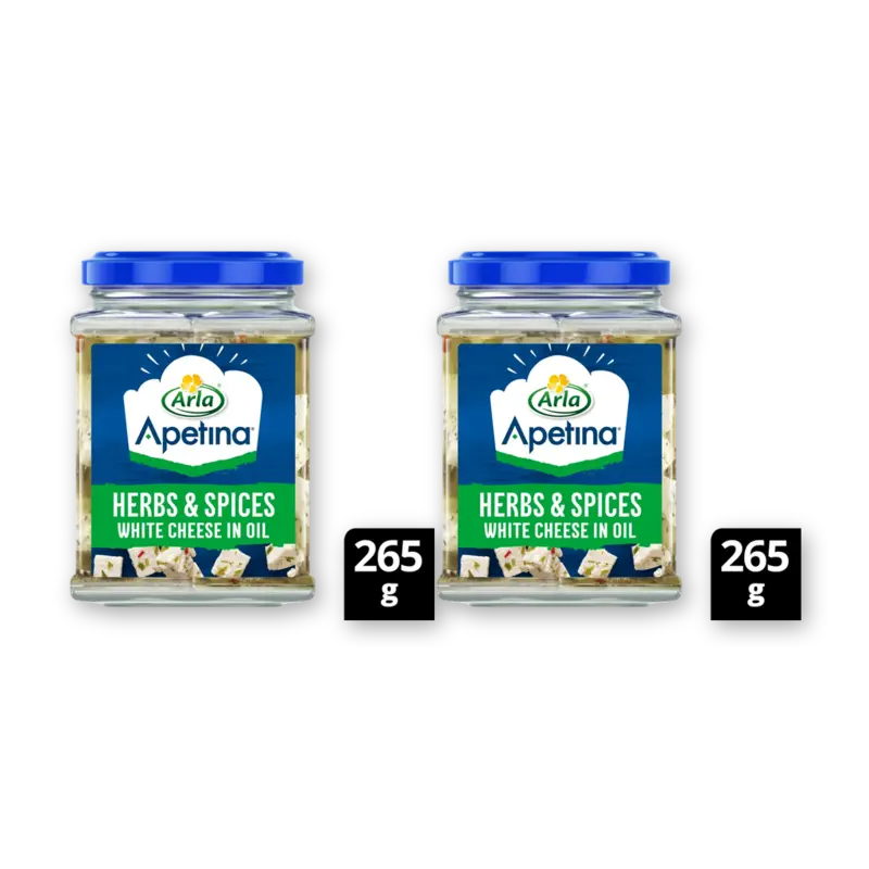 Apetina classic white cheese oil 2-pack