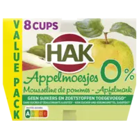 Hak Appelmoesjes 0% value 8-pack