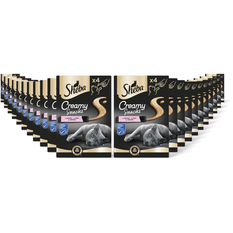 Sheba Creamy snacks zalm 22-pack