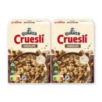 Quaker Cruesli chocolate 2-pack