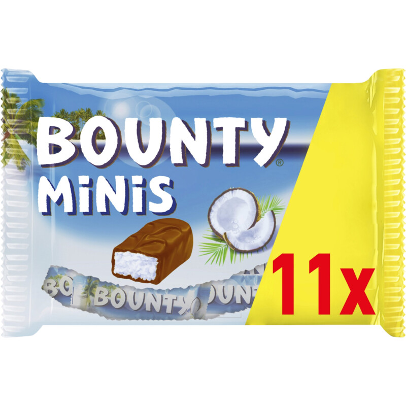 Een afbeelding van Bounty Minis repen uitdeelzak