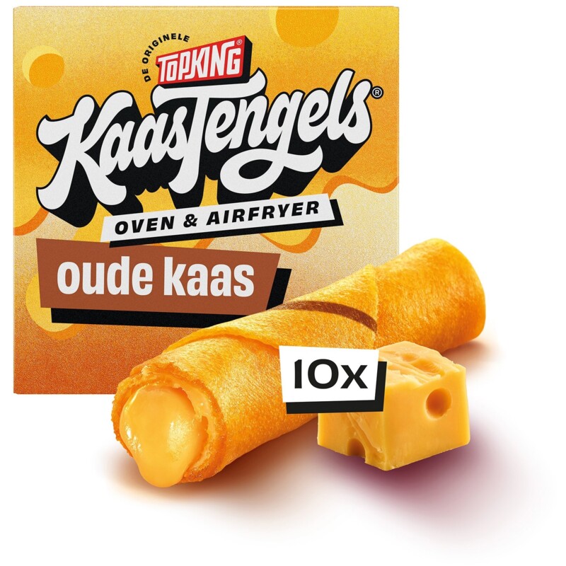 Een afbeelding van Topking Kaastengels oven & airfryer oude kaas