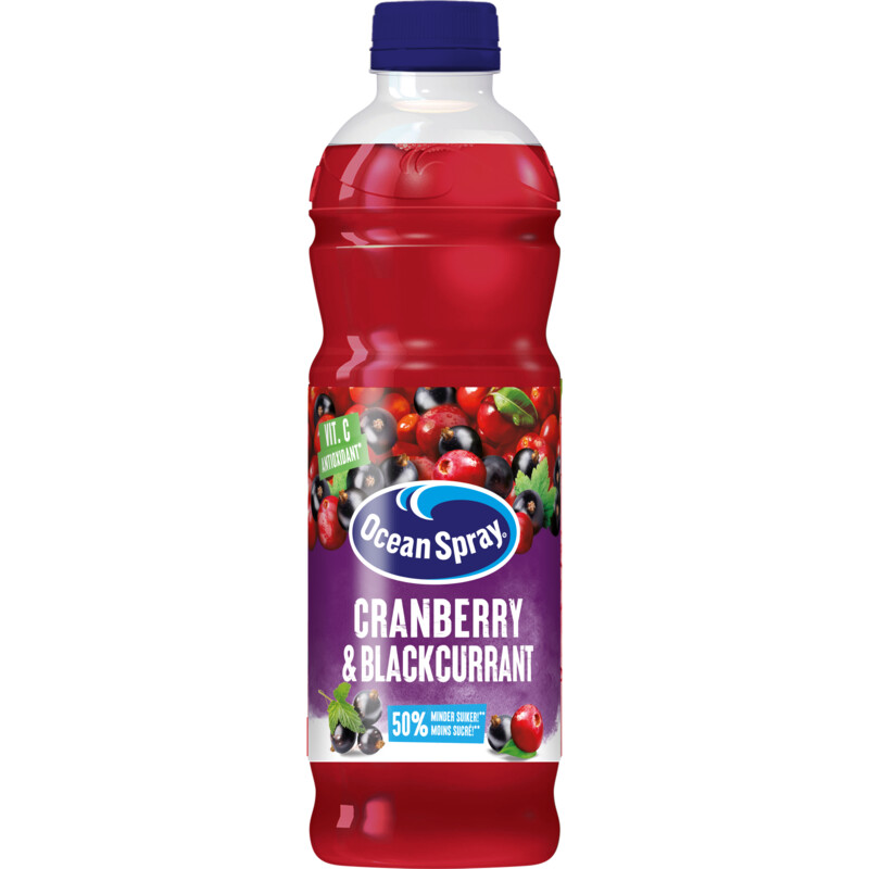 Een afbeelding van Ocean Spray Cranberry blackcurrant sap