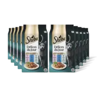 Sheba Delices in saus tonijn & kabeljauw 10pck
