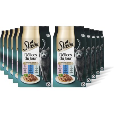 pdp-image-Sheba Delices in saus tonijn & kabeljauw 10pck