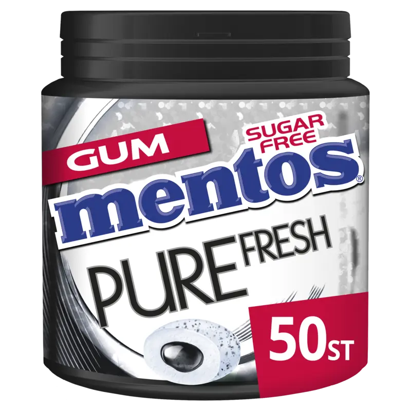 Mentos Gum Pure fresh black mint