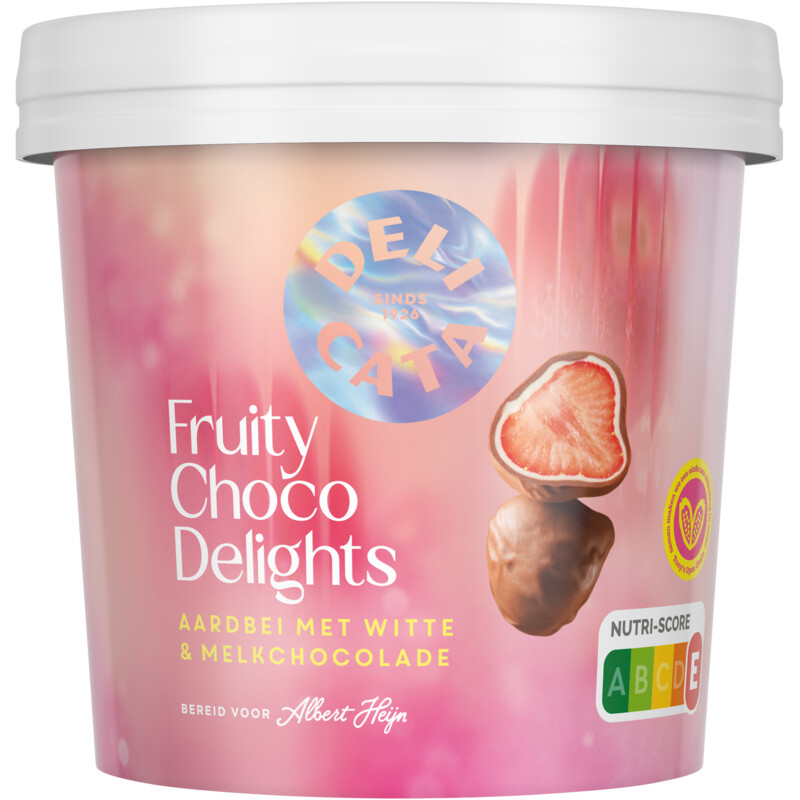 Delicata Fruitbite choco aardbei