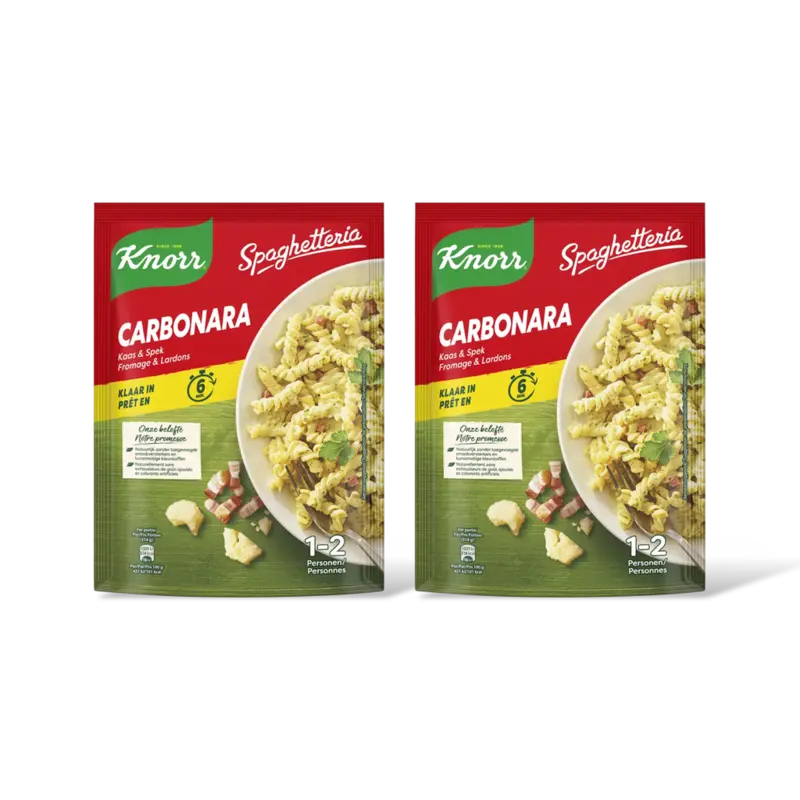 Knorr Spaghetteria carbonara 2-pack